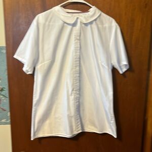 White silk women’s shirt